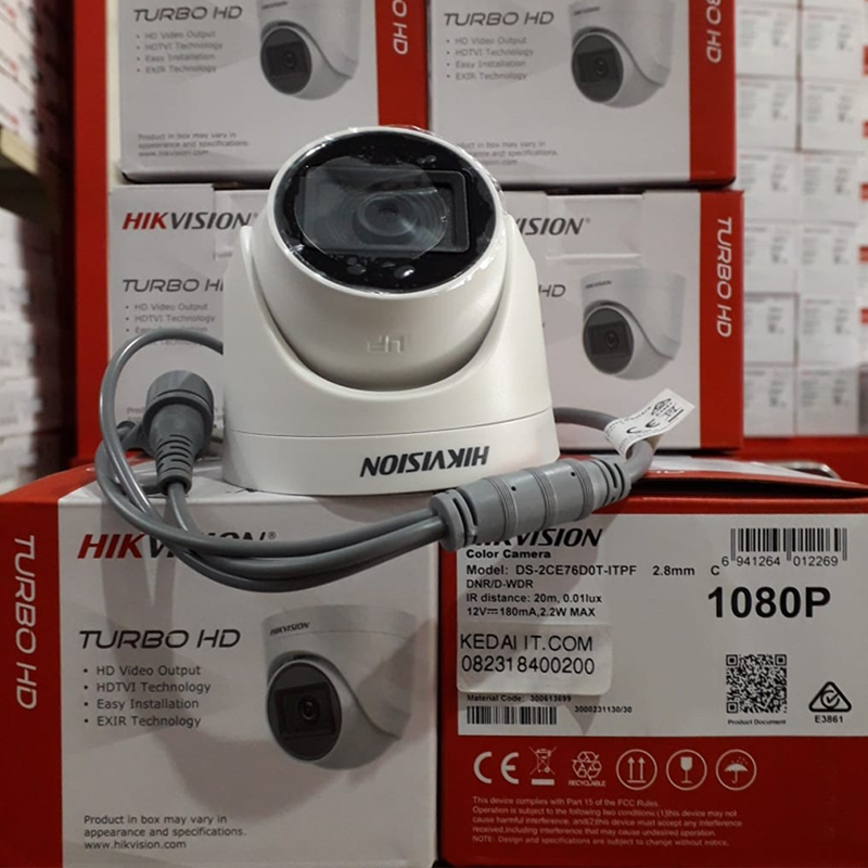 DS-2CE76D0T-ITPF 2 MP Indoor Fixed Turret Camera